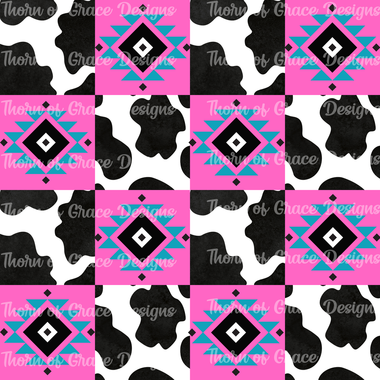 Pink Aztec