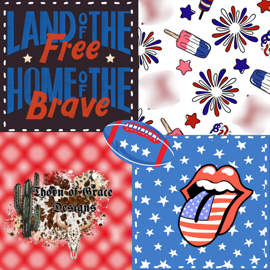 Boujee Patriotic Patchwork