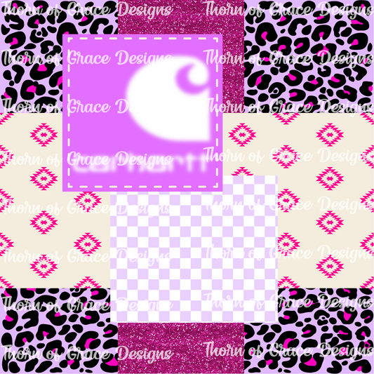 Pink patchwork