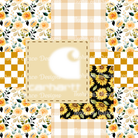 Patchwork yellow