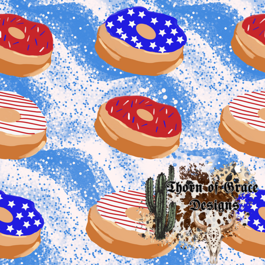 Patriotic Donuts
