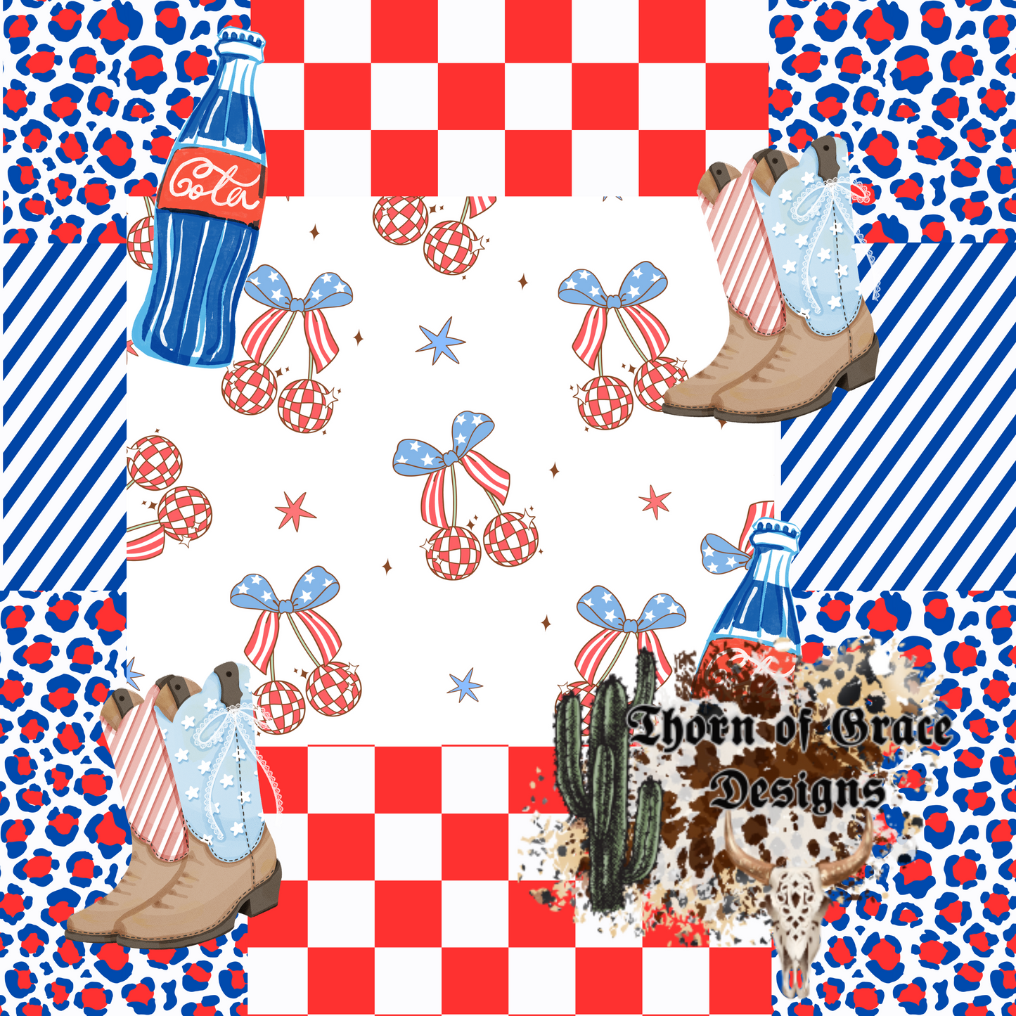 4th of July patchwork
