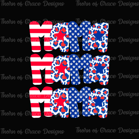 Red, White, Blue Mama