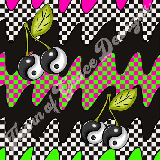 Checkered Waved
